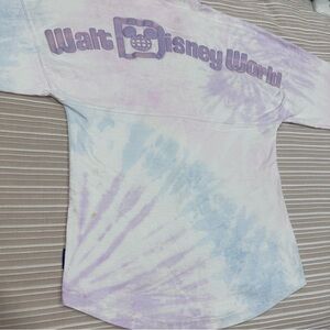 Walt Disney World Pastel purple blue Tie-Dye Spirit Jersey Women XS Mickey Mouse